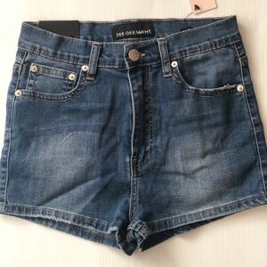 Nasty gal ZeeGeewhy Denim Blue Jeans shorts  27